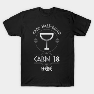 Cabin #18 in Camp Half Blood, Child of Hebe – Percy Jackson inspired design T-Shirt